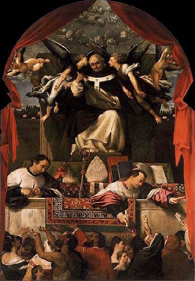 Lorenzo Lotto 'The Alms of St. Anthony' Germany oil painting art